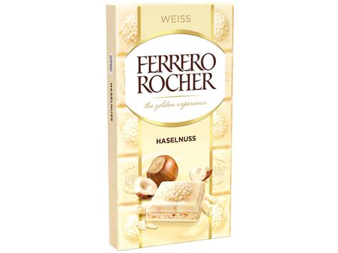 Ferrero Rocher Bílá čokoláda S Lískovými Oříšky 90g Nakup Si V Německueu