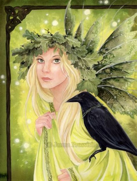 Janna Prosvirina Oak Crown Fairy Magic Artist Artwork