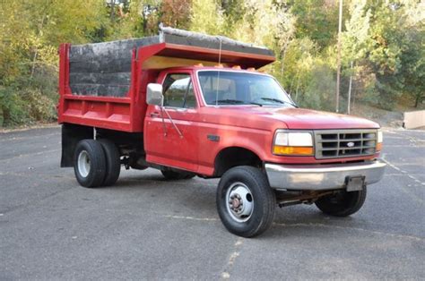 1994 Ford F 350 Dump Truck 1 Owner 75 460 V8 4x4 Well Maintained Only