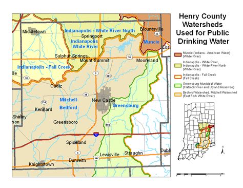 Henry County Watershed Map