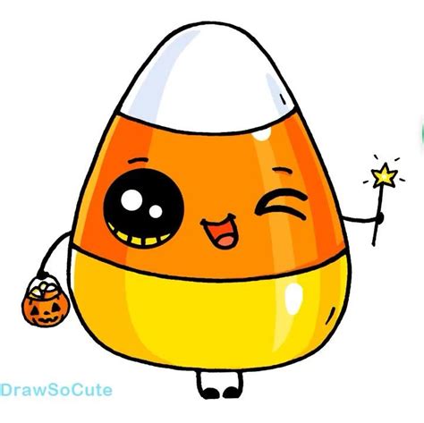 Make your own mini candy dispenser! Candy Corn Drawing at GetDrawings | Free download