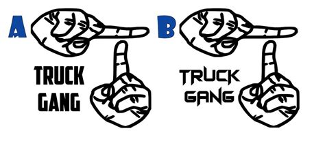 Truck Gang Decal Truck Gang Sticker Truck Gang Anthem Truck Etsy