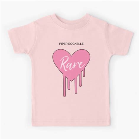 Piper Rockelle Rare Heart Kids T Shirt For Sale By Sanaeshopy