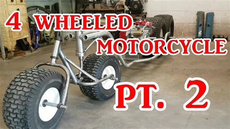 As with many features suggested for a future generation of motorcycles this system is used in other areas and the principles have been long known. Four Wheeled Motorcycle Part 2 (front wheels) - YouTube