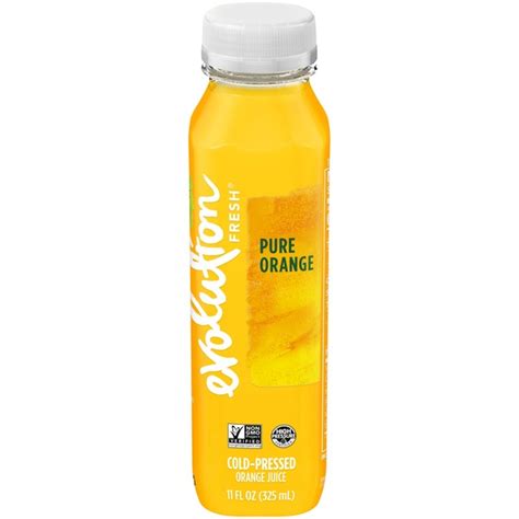 Evolution Fresh Pure Orange Cold Pressed Orange Juice 11 Fl Oz From
