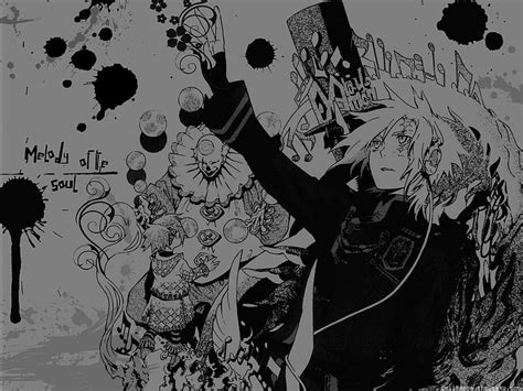 Hd Wallpaper D Gray Man Illustration Black White Anime Dgray Man