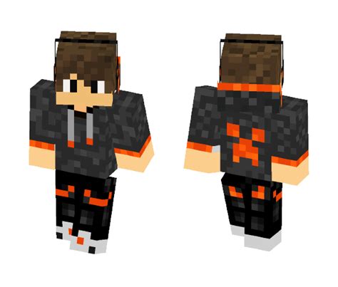 Download Orange Hood Boy Minecraft Skin For Free Superminecraftskins