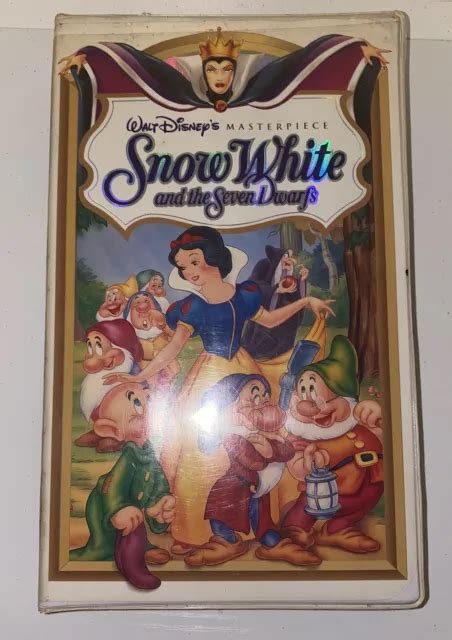 Snow White Walt Disney Masterpiece Collection Vhs Video Cassette Tape Movie Picclick