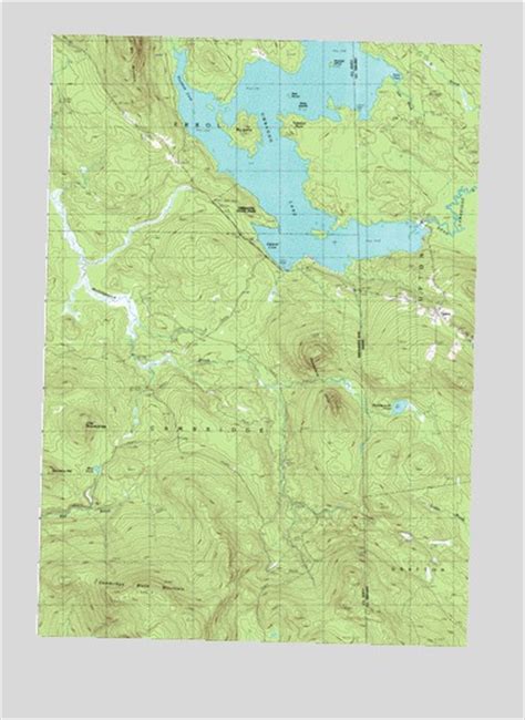 Umbagog Lake South Nh Topographic Map Topoquest