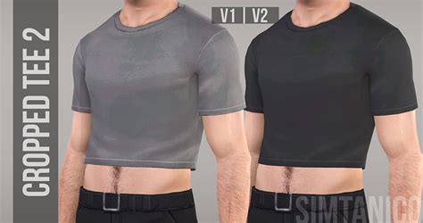 Cropped Tees For Men Its Not News That Male Sims Simtanico