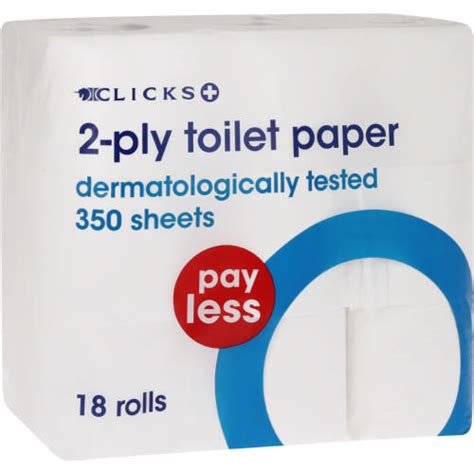 Payless 2 Ply Toilet Paper 18 Rolls Clicks