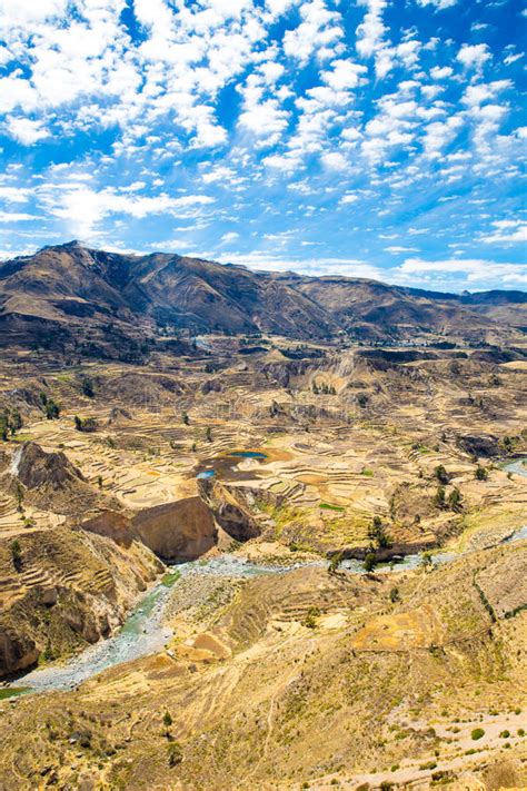Colca Canyon Peru South America Stock Image Image Of Panoramic