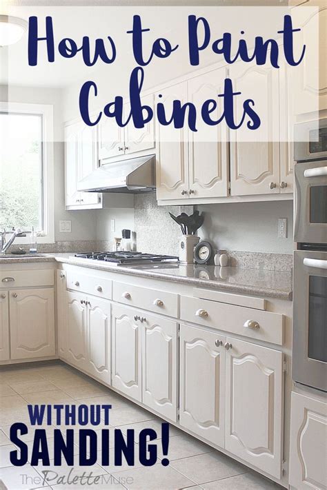 The Best Way To Paint Kitchen Cabinets No Sanding Kitchen Cabinets