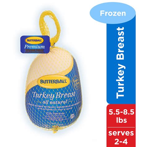 Butterball Frozen Whole Turkey Breast 5 5 8 5 Lb Bag Walmart Com