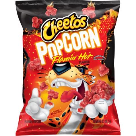 Cheetos Popcorn Flamin Hot Flavored Snacks 2 Oz Foods Co