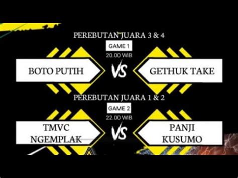 Grand Final Perebutan Juara Dan Penutupan Mondy Garment Cup