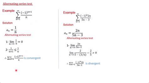 Alternating Series P1 Youtube