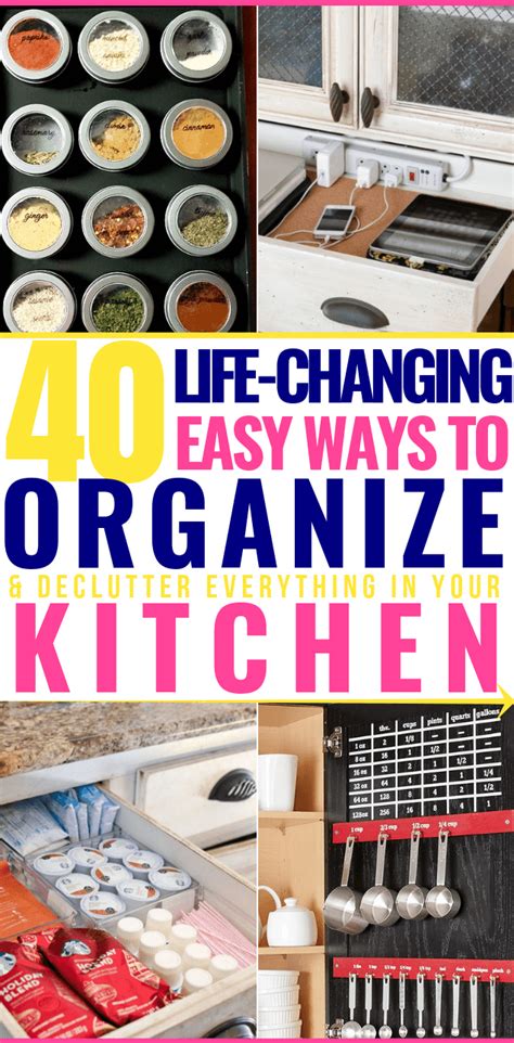 They are an inexpensive alternative to those drawers that you add to the top of shelves. 40 Easy Ways To Organize Your Kitchen On A Budget In 2020 | Cheap kitchen cabinets, Kitchen on a ...