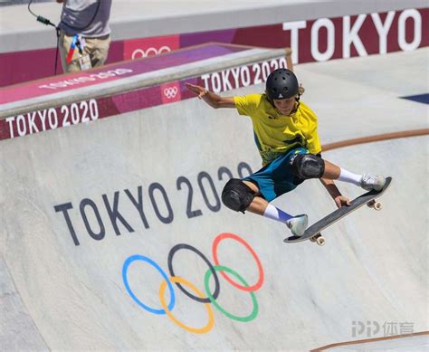组图 东京奥运会滑板男子公园赛 澳大利亚帕尔默夺得金牌