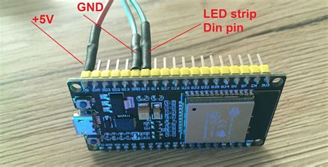 Internet Controlled Led Strip Using Esp32 Arduino