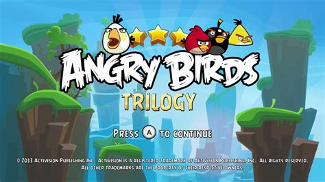 Angry Birds Trilogy Menu Youtube