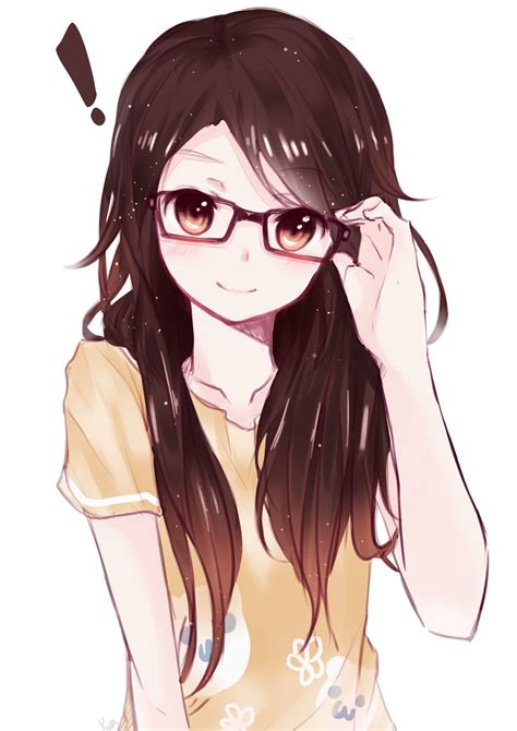 Glasses Girl Art Beautiful Pictures Anime Funny Pictures And Best Jokes Comics