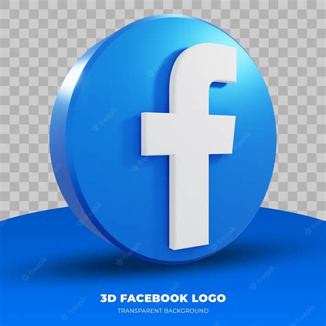 Premium Psd 3d Rendering Of Facebook Logo Isolated