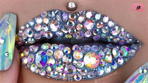 Ruby Bling Lips Lip Art Tutorial 2018 Bling Lips Lip Art Lip Art