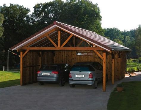 Your cabin will be delivered in large packs. Discover our log cabins, wooden garages and carports ...