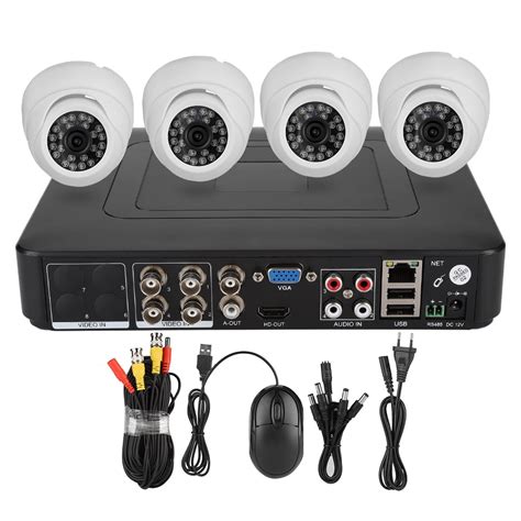 Kritne 1080p 4ch Coaxial Ahd Surveillance Video Security Camera Kit Hd