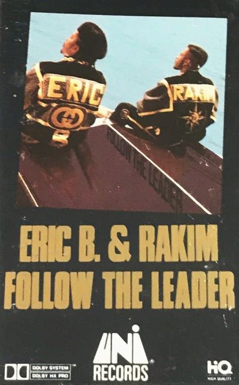 Eric B And Rakim Follow The Leader 1988 Title On Cover Cassette