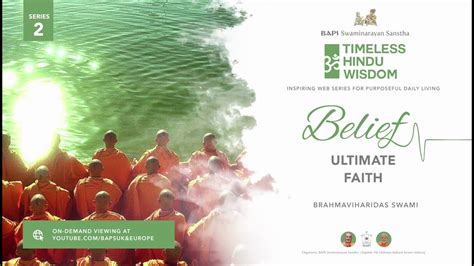 Belief Ultimate Faith Timeless Hindu Wisdom Youtube