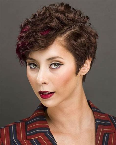 19 Cute Wavy Curly Pixie Cuts For Short Hair Pretty Designs Hot Sex Picture