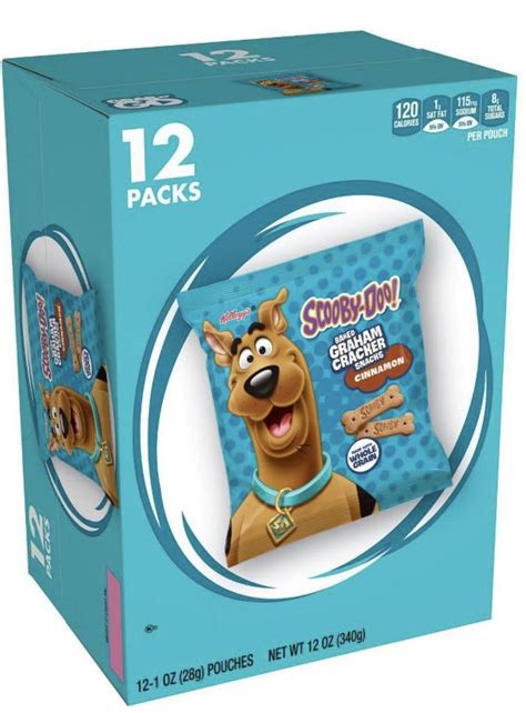 Keebler Scooby Doo Cinnamon Baked Graham Cracker Sticks 12ct