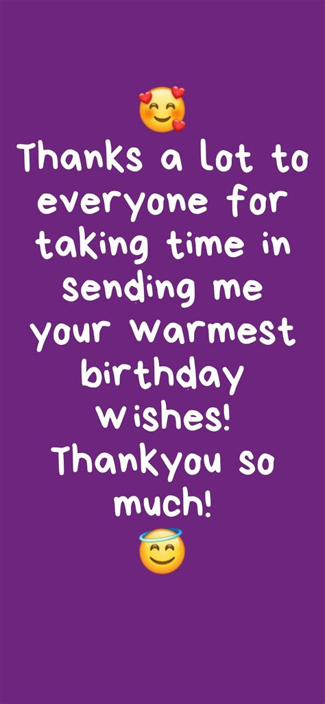 Thanks After Birthday Wishes Thanks For Birthday Wishes Happy