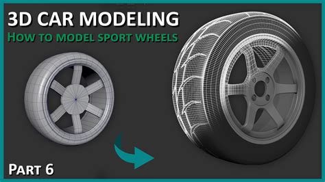 3d Car Modeling How To Model Sports Wheels Youtube