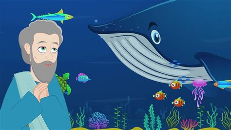 While in the belly of the big fish (whale), jonah prayed to god for help, repented, and praised god. Jonah and the Whale | Stories of God I Animated Children's ...