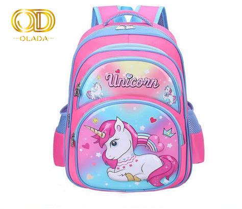 Olada 2020 Wholesale Children Back Pack Teenage Girls Schoolbag Cartoon