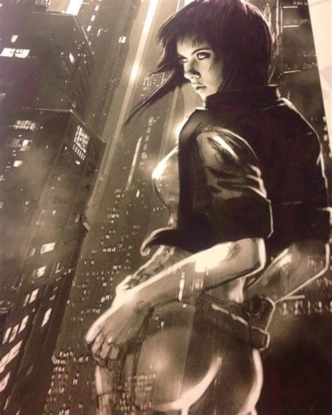 Leaked Ghost In The Shell Movie Character Photos Concept Art And Scarlett Johansson Posters