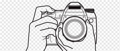 Drawing Camera Canon Graphy Sketch Camera Angle White Pencil Png