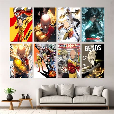 Jual Hiasan Dinding Anime One Punch Man Poster Dinding Kayu Anime One Punch Man Shopee Indonesia