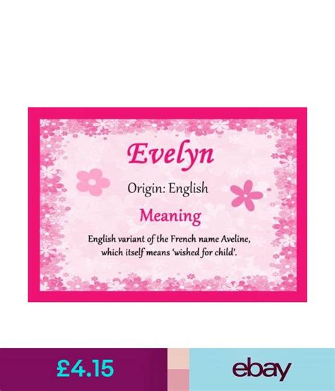 Free Printable Name Meaning Certificates