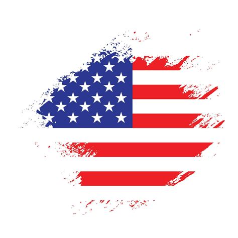 Distressed American Grunge Texture Flag Vector 14234653 Vector Art At