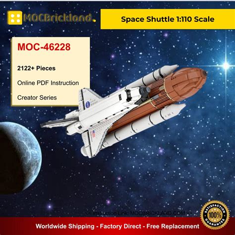 Space Shuttle 1110 Scale Moc 46228 Creator Designed By Kingsknight
