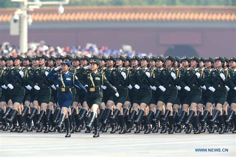 Female Generals Participate In Military Parade For First Time China Org Cn