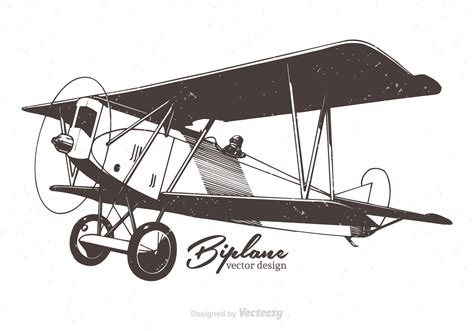 Free Biplane Vector Illustration 115422 Vector Art At Vecteezy