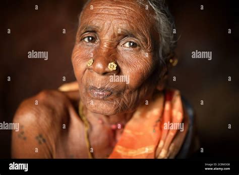 Tribal Woman In A Rural Village In Kanger Valley National Park