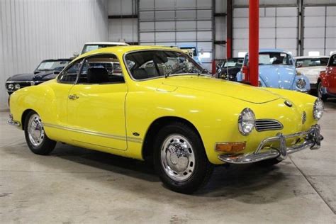1971 Volkswagen Karmann Ghia 31082 Miles Yellow Coupe H4 Manual For