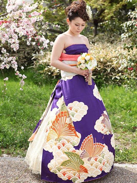 Kimono Wedding Dress Is A Stunning And Easy Diy For Japanese Nuptials