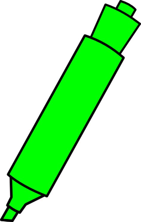 Green Highlighter Marker Clip Art At Vector Clip Art Online